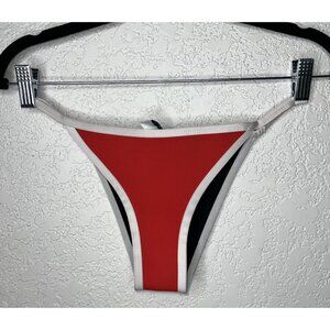 Hoaka Swimwear Womens Swimsuit Bottom Small Cheeky Neoprene Bikini Sporty Q